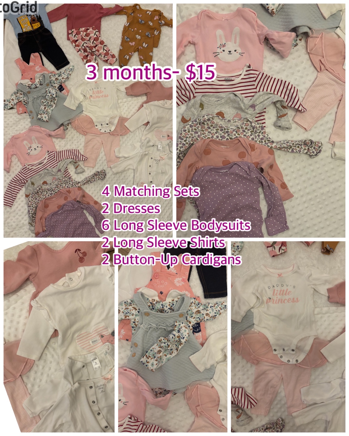 Baby Girl Clothes Bundle - 0-6 Months