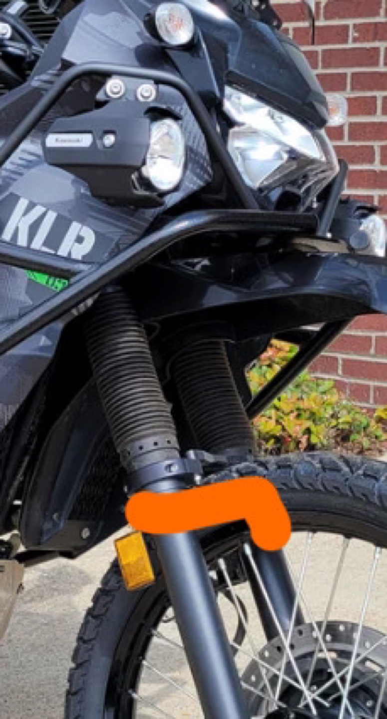 Kawasaki KLR650 Engine Guard Crash Bars - photo 4