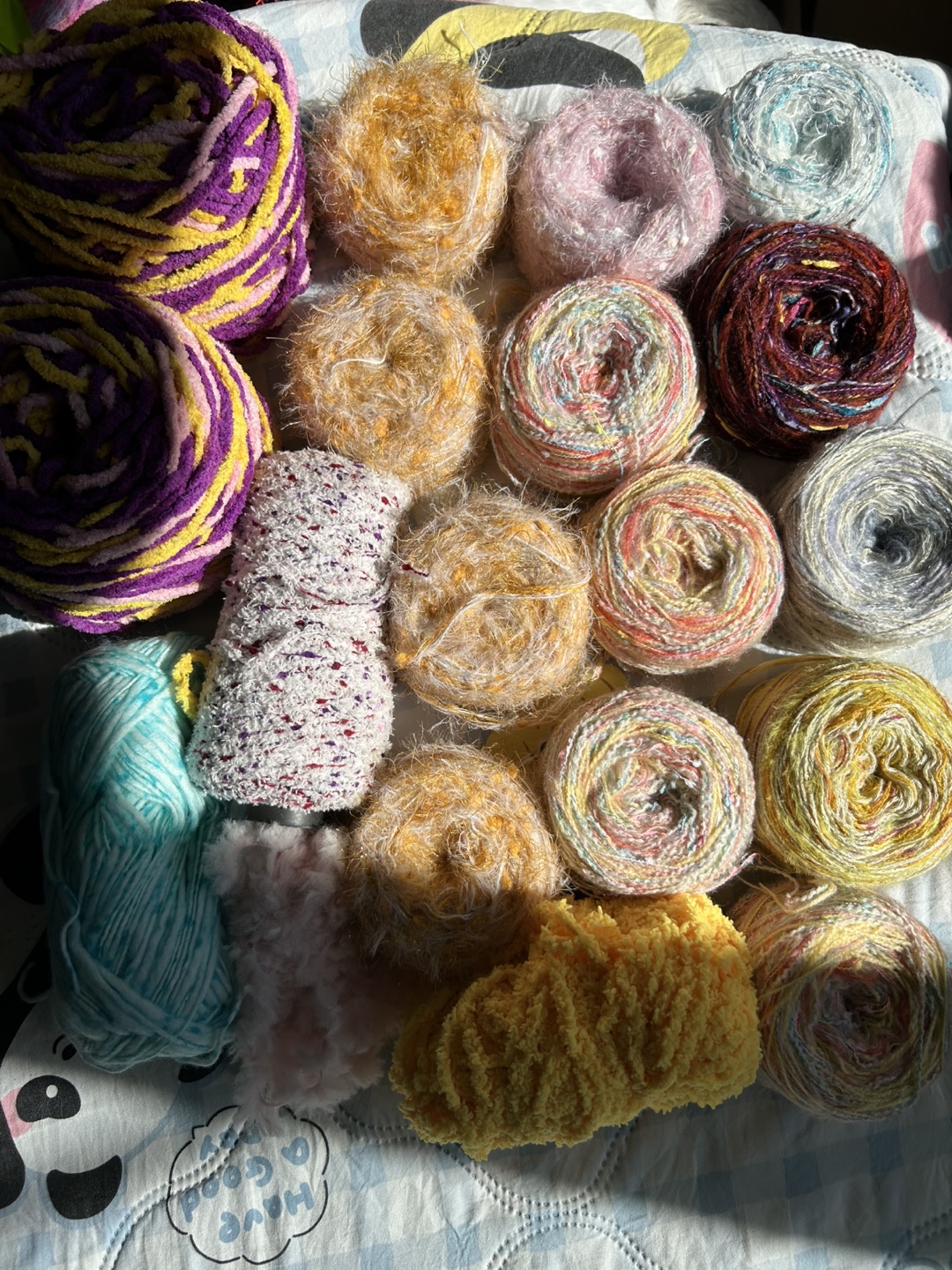 Yarn Lot  Colorful Yarn