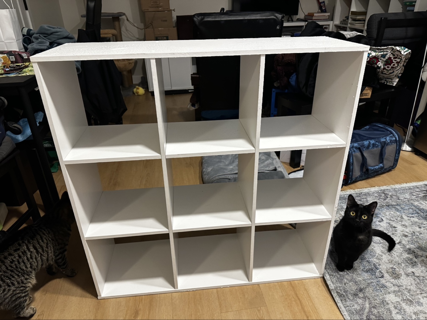 White 12-Cube Organizer