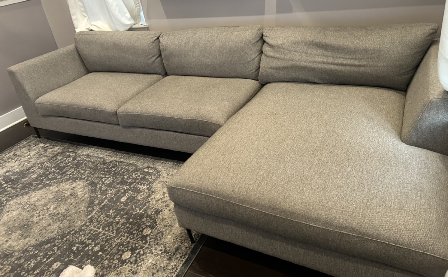 Grey Sectional Sofa - photo 3