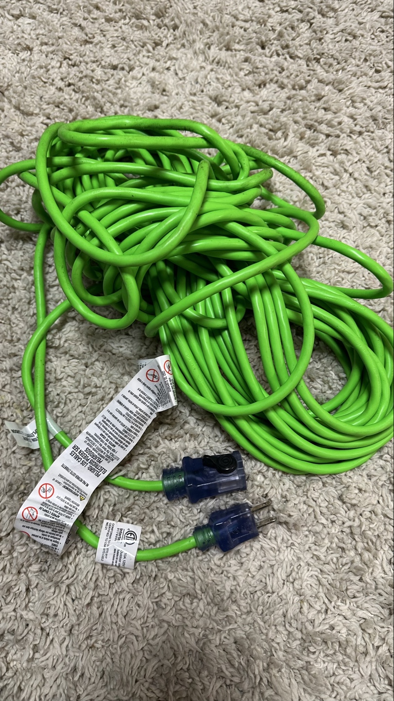 Bright Green 25-Foot Outdoor Extension Cord - photo 2
