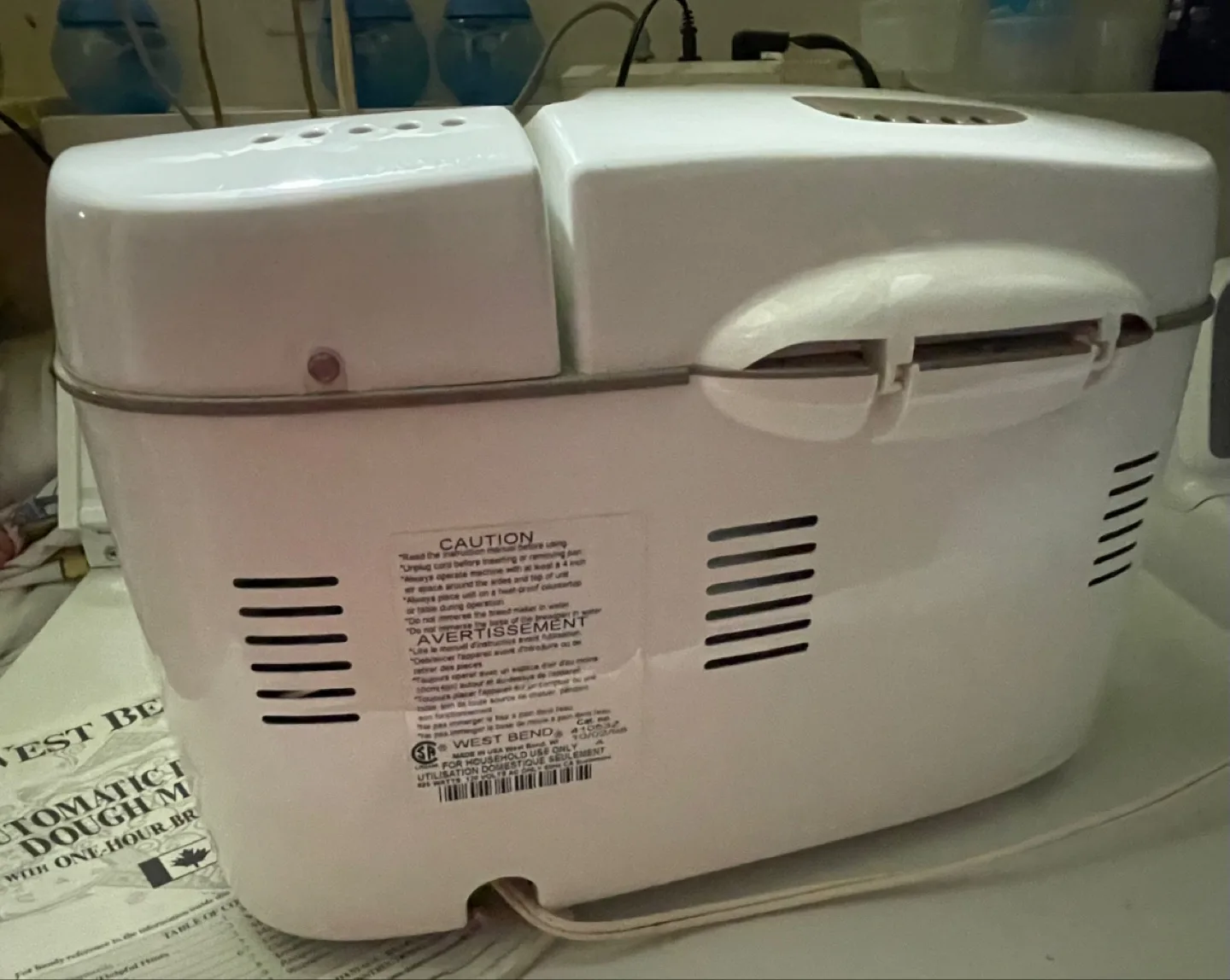 💚West Bend Automatic Bread & Dough Maker image indicator(7)