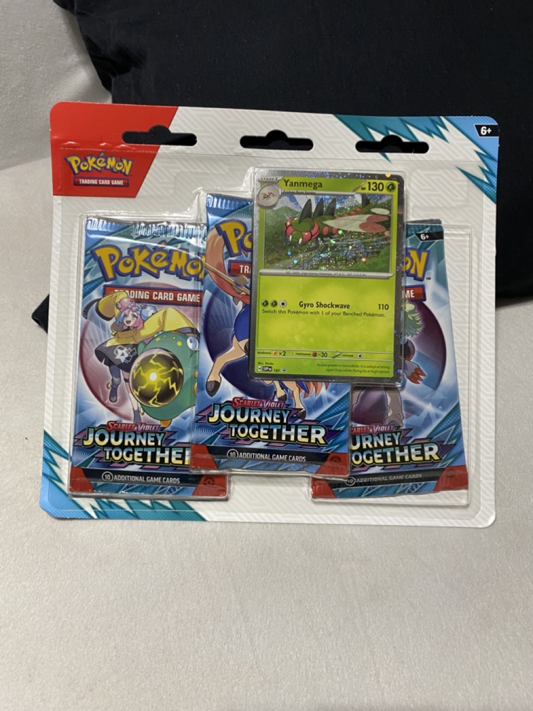 Pokemon TCG Journey Together- 3 Packs + Promo Card