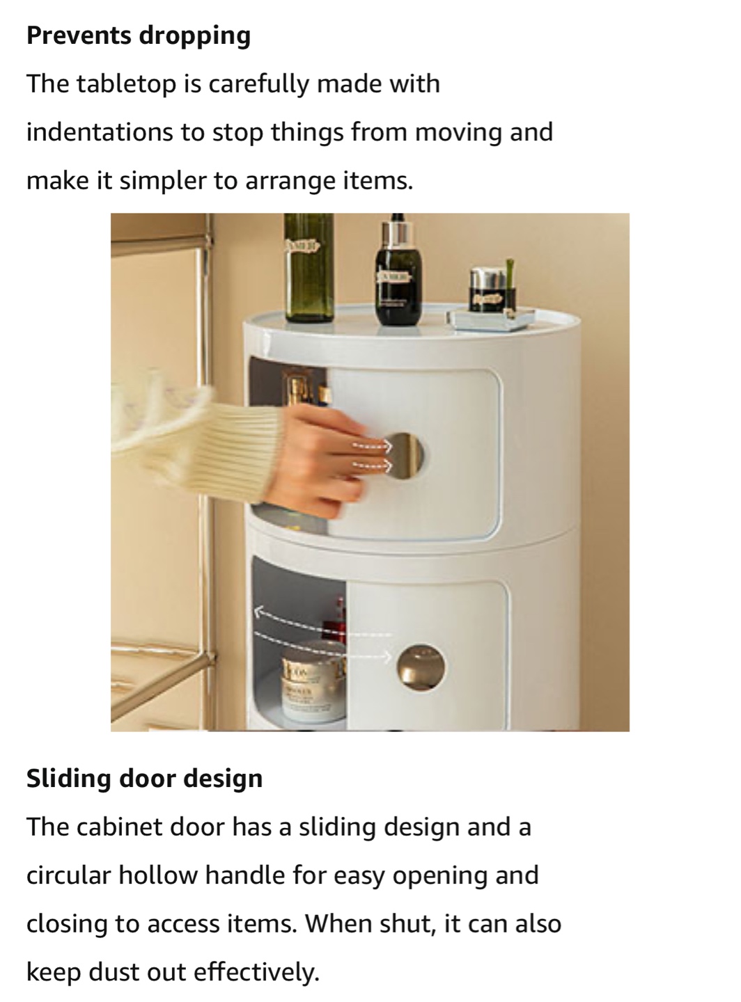 Cream Retro Storage Cabinet - photo 4
