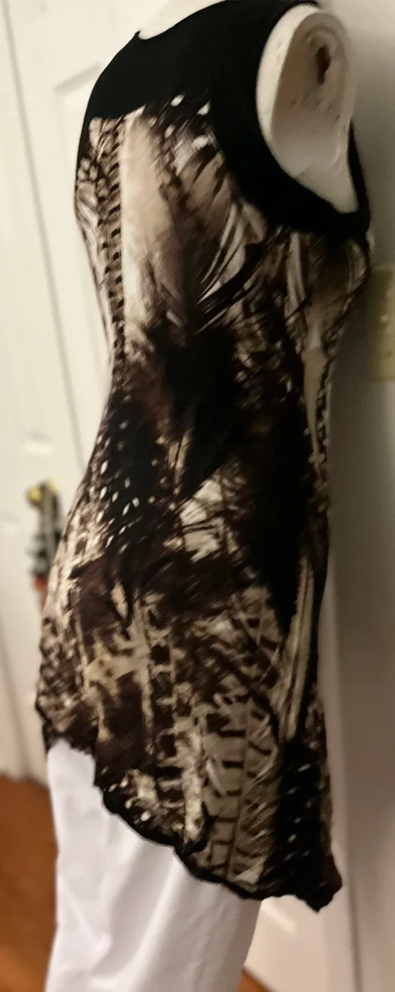 Kensie Pieces Women's Size Small Asymmetrical Sleeveless Top image indicator(6)