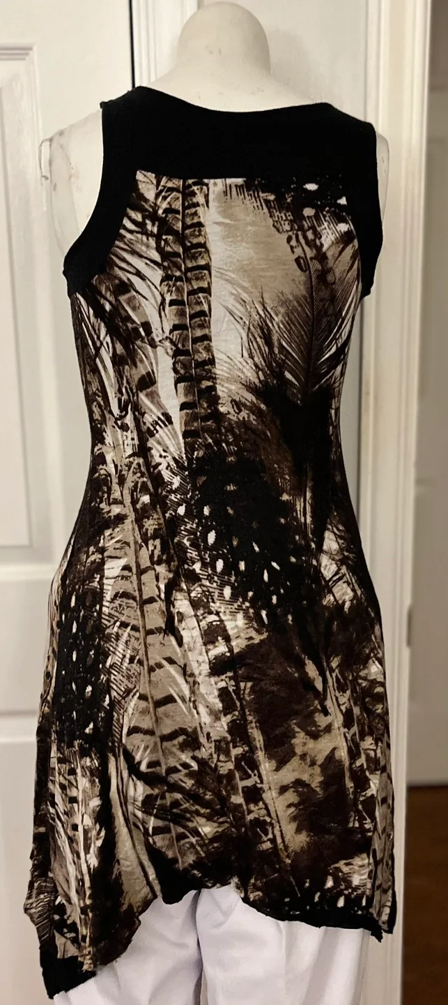 Kensie Pieces Women's Size Small Asymmetrical Sleeveless Top image indicator(4)