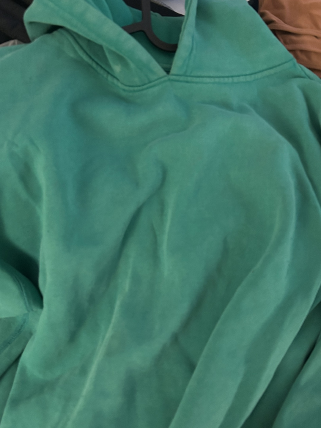 Green oversized hoodie - photo 4