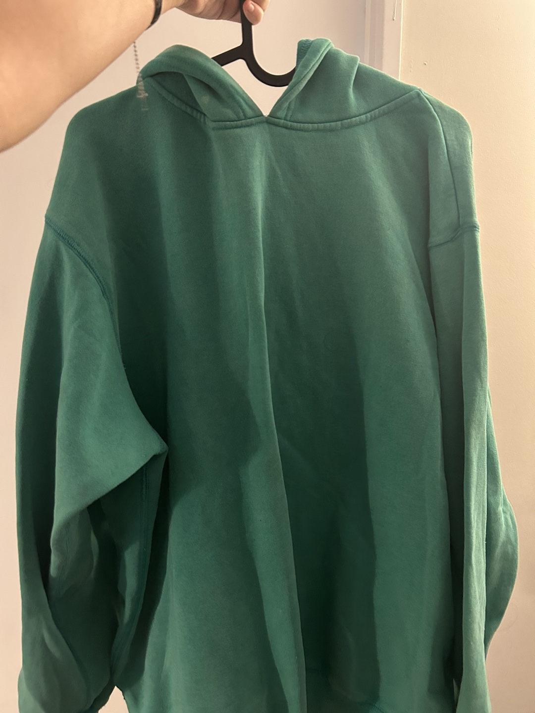 Green oversized hoodie - photo 3