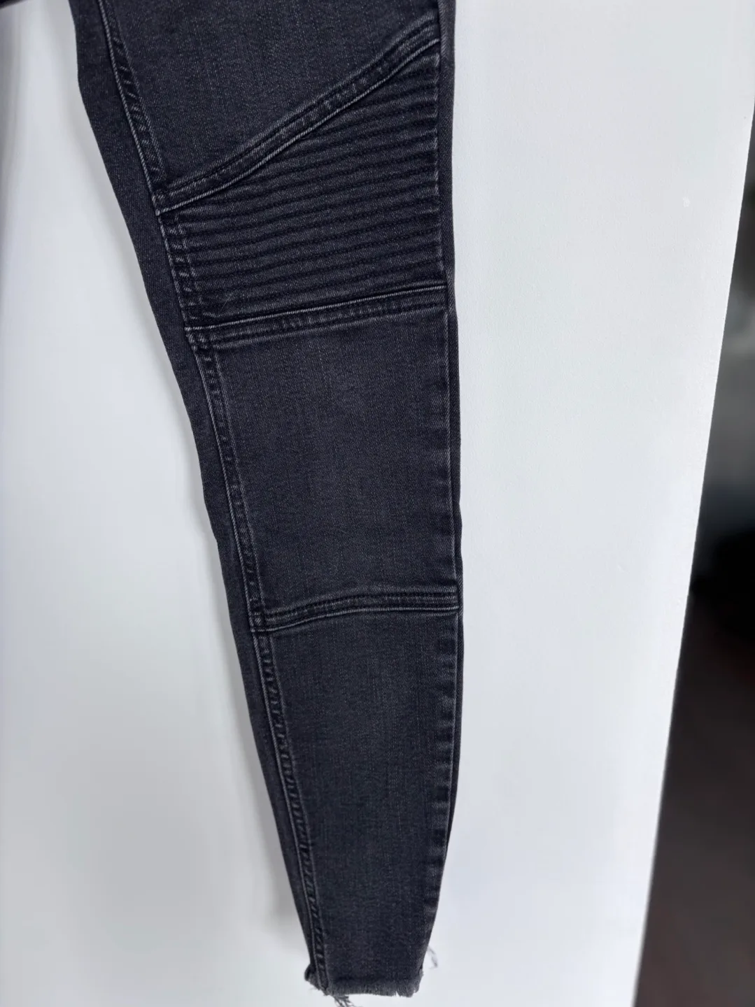 AllSaints Black Moto Jeans image indicator(4)
