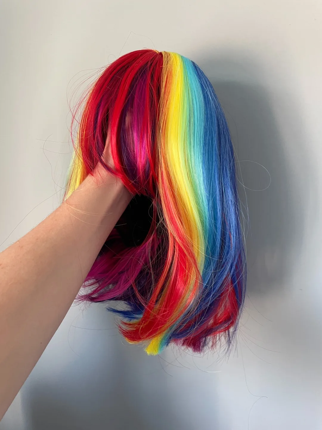 Rainbow Coloured Bob Wig thumbnail