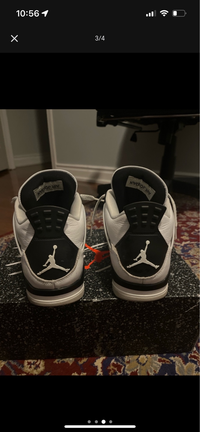 Air Jordan 4 Military Black - photo 3
