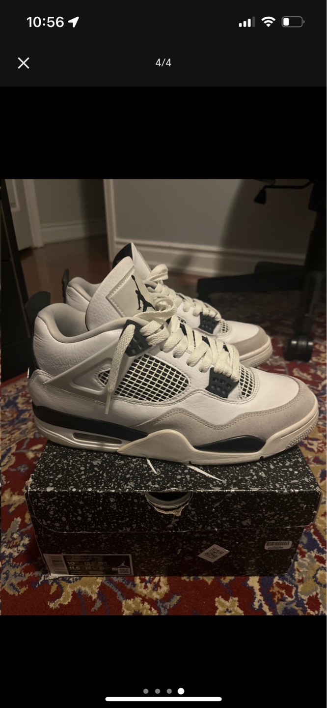 Air Jordan 4 Military Black - photo 4