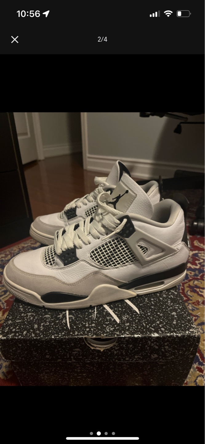 Air Jordan 4 Military Black - photo 2