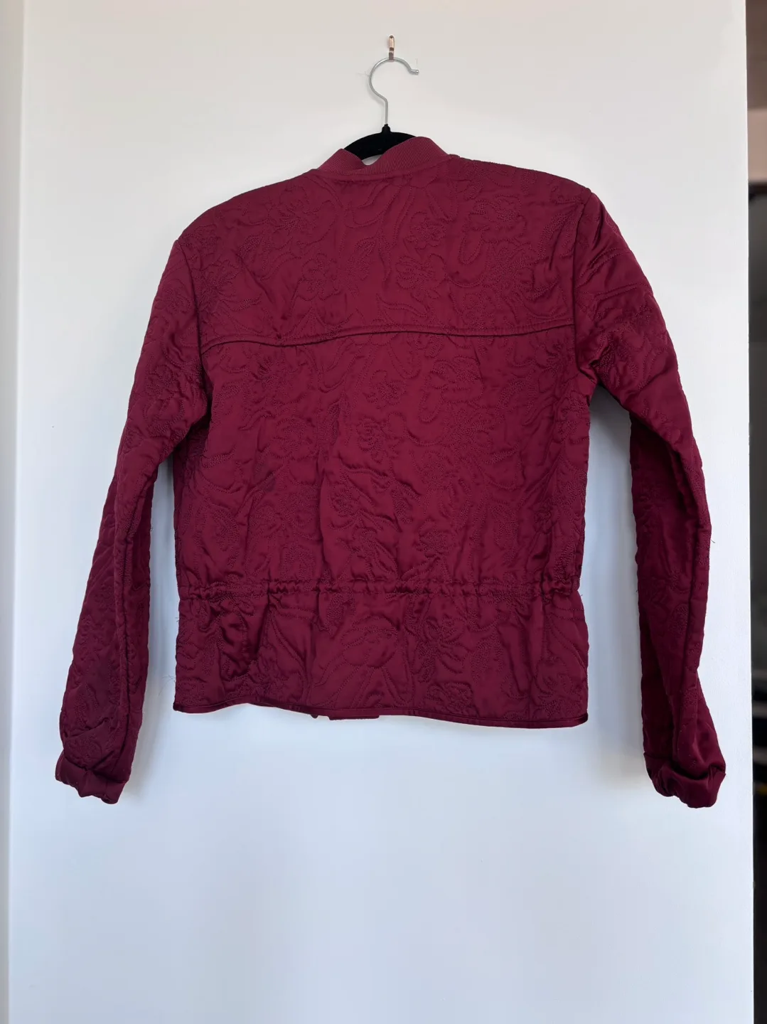 Little Moon Burgundy Quilted Bomber image indicator(5)