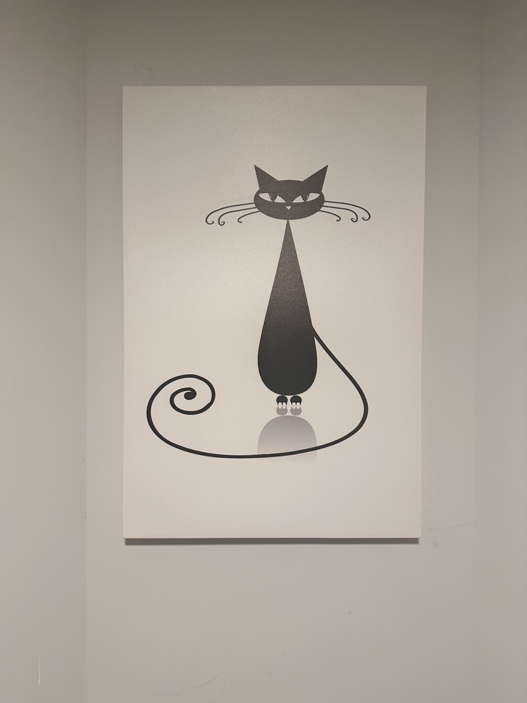 Canvas Wall Art - Black Cat 💚
