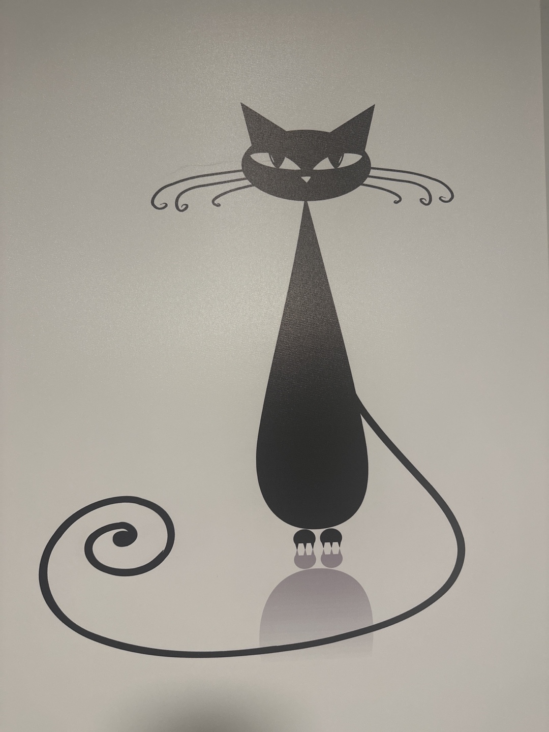 Canvas Wall Art - Black Cat 💚 - photo 2