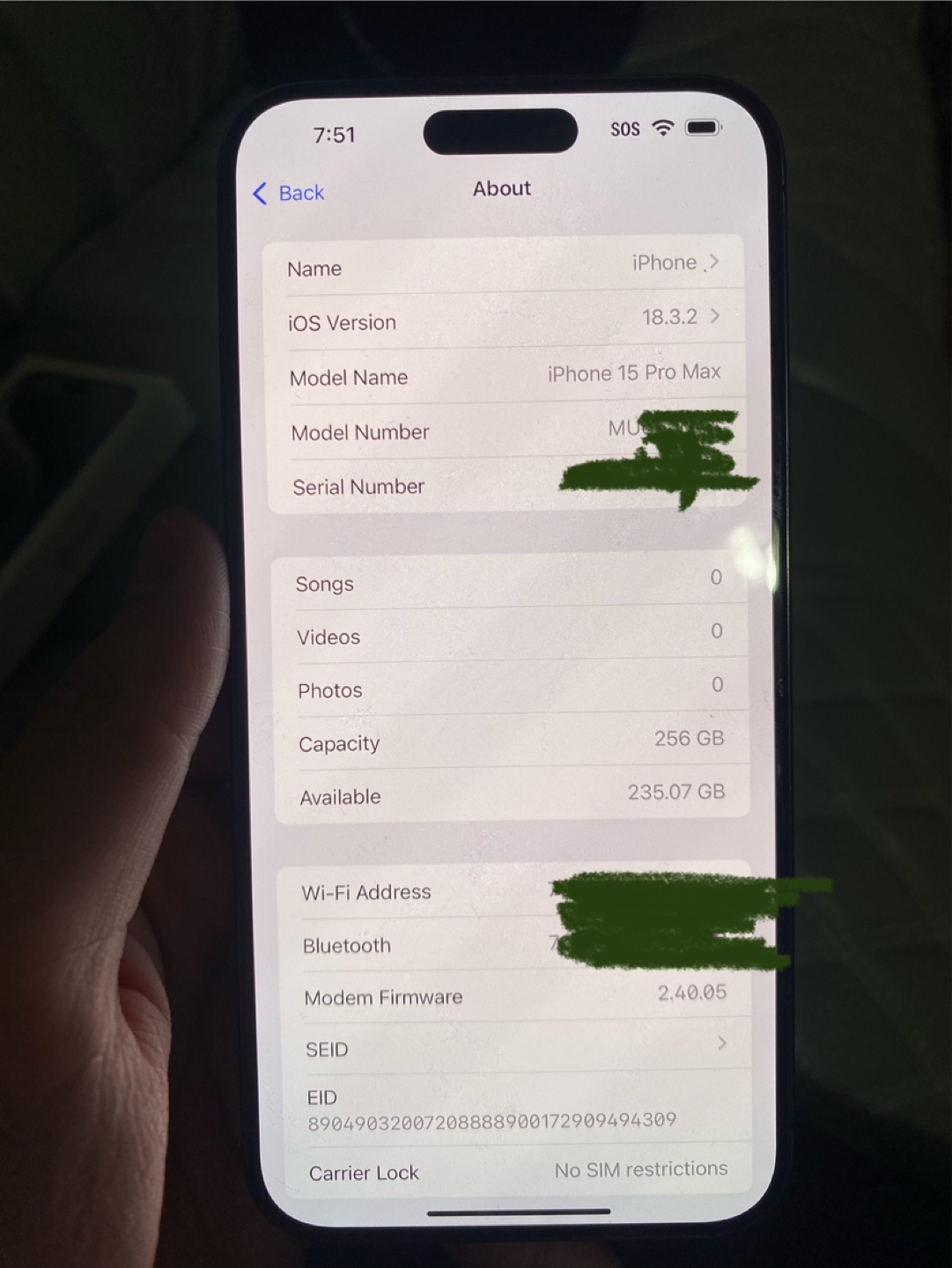 iPhone 15 Pro Max 256GB - Space Gray - Like New💚 - photo 3