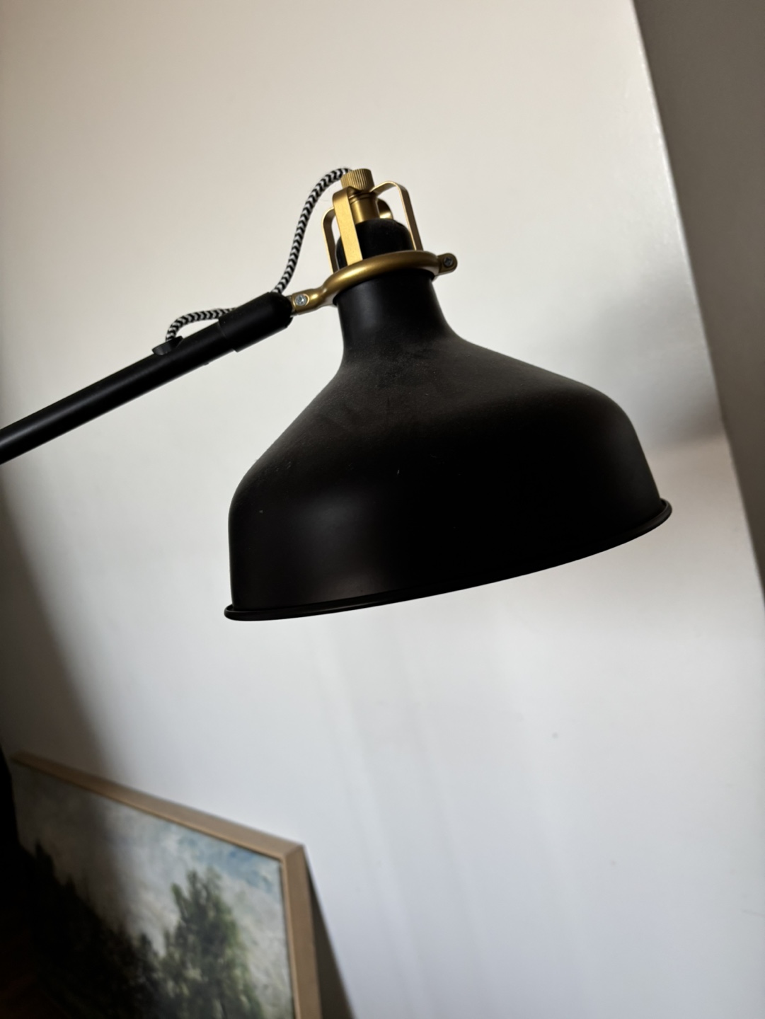 Black and Gold Floor Lamp - photo 2