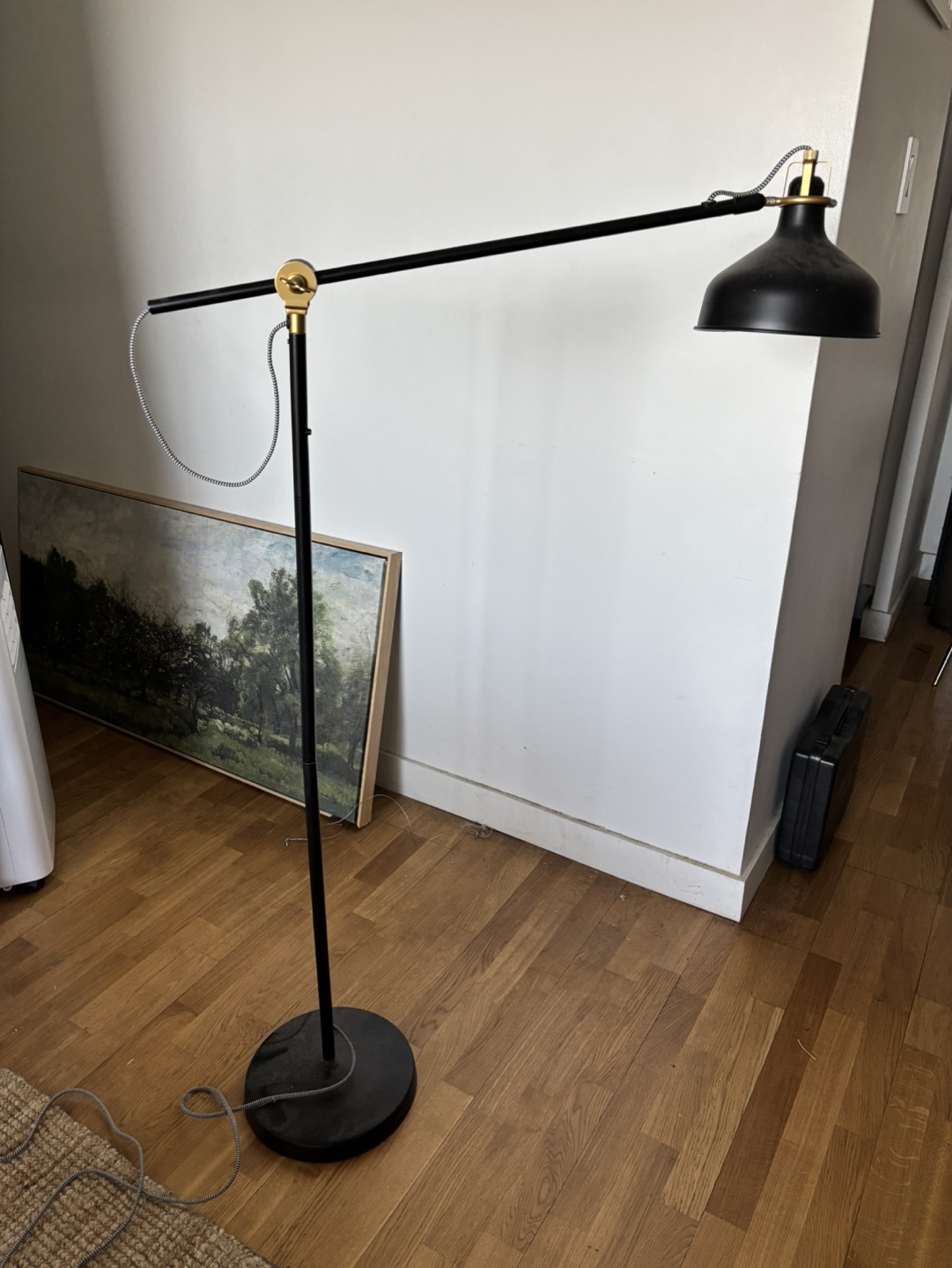 Black and Gold Floor Lamp