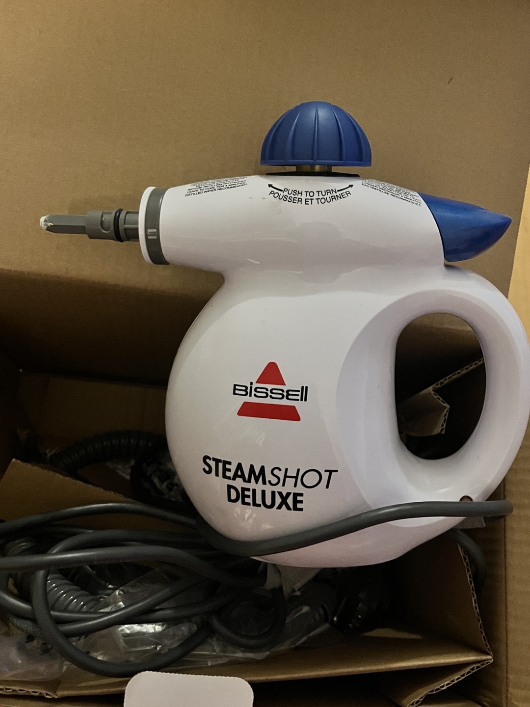 Bissell SteamShot Deluxe Handheld Steam Cleaner - photo 2