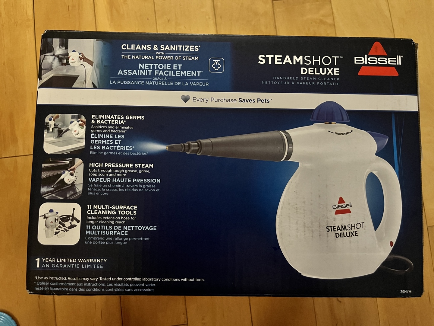 Bissell SteamShot Deluxe Handheld Steam Cleaner