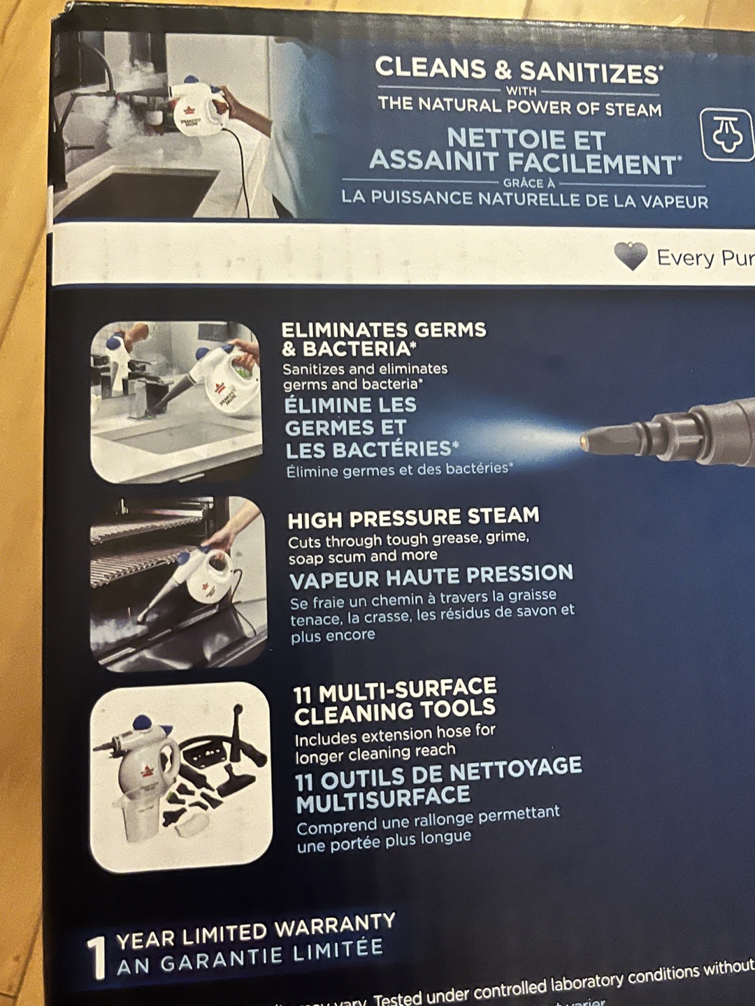Bissell SteamShot Deluxe Handheld Steam Cleaner - photo 4