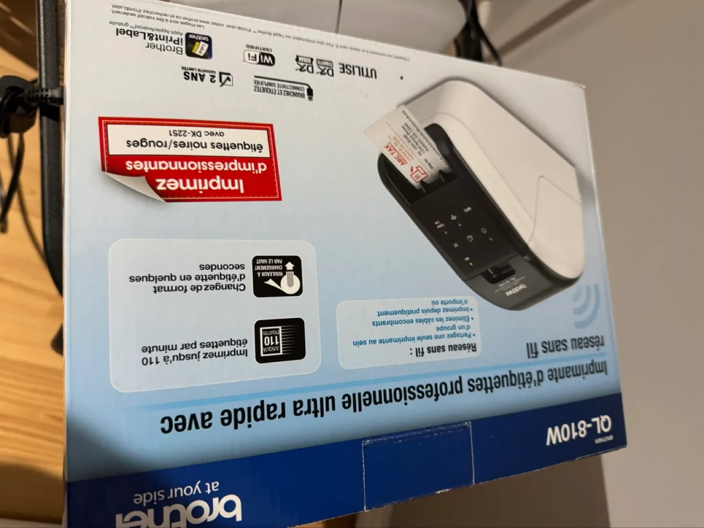 Brother QL-810W Wireless Label Printer image indicator(5)