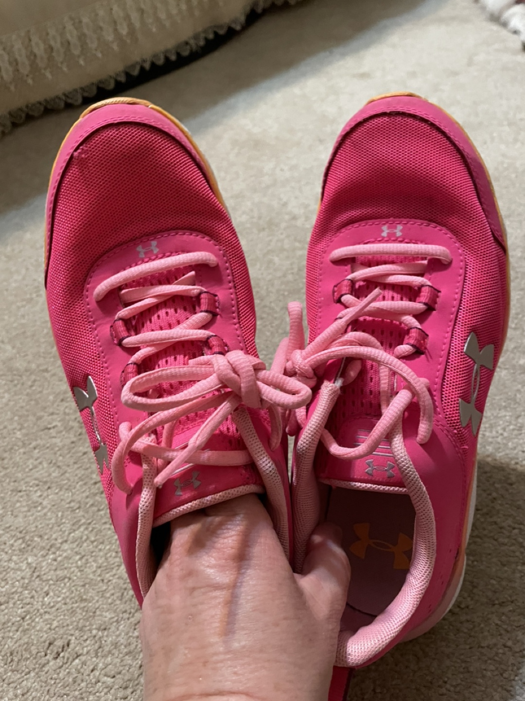 Womans size 8 Under Armour Running Shoes