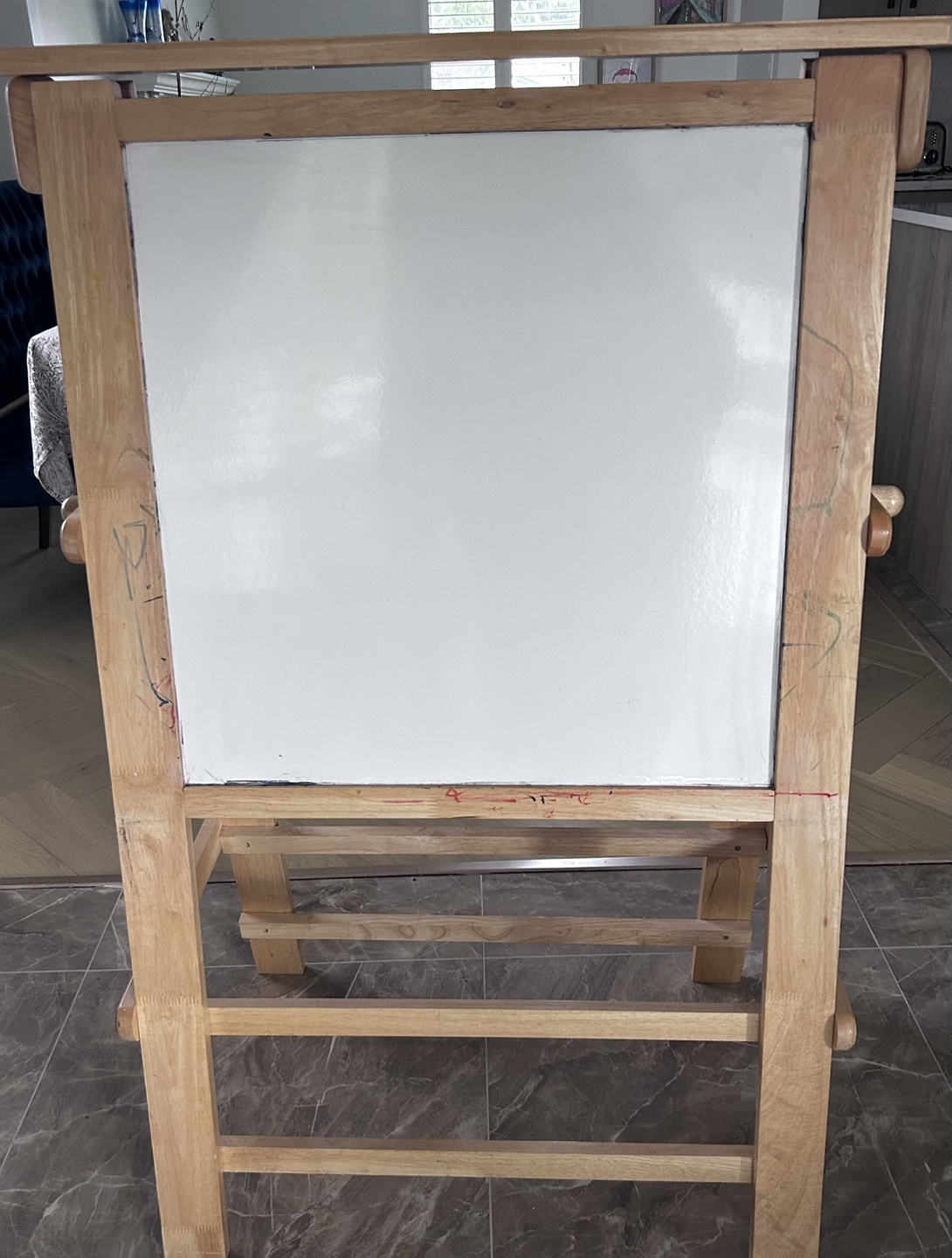 Wooden Children's Easel with Chalkboard - photo 5