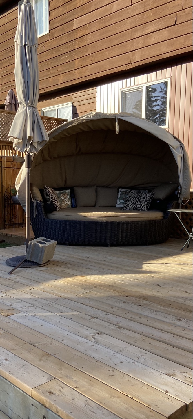 Outdoor Wicker Daybed with Canopy