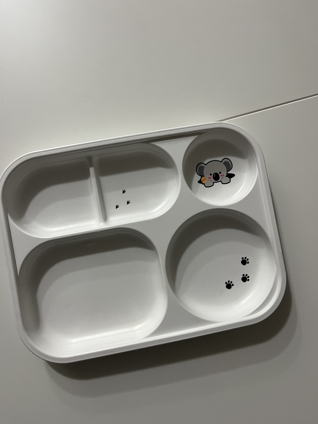 Kids Divided Plate with Koala Design