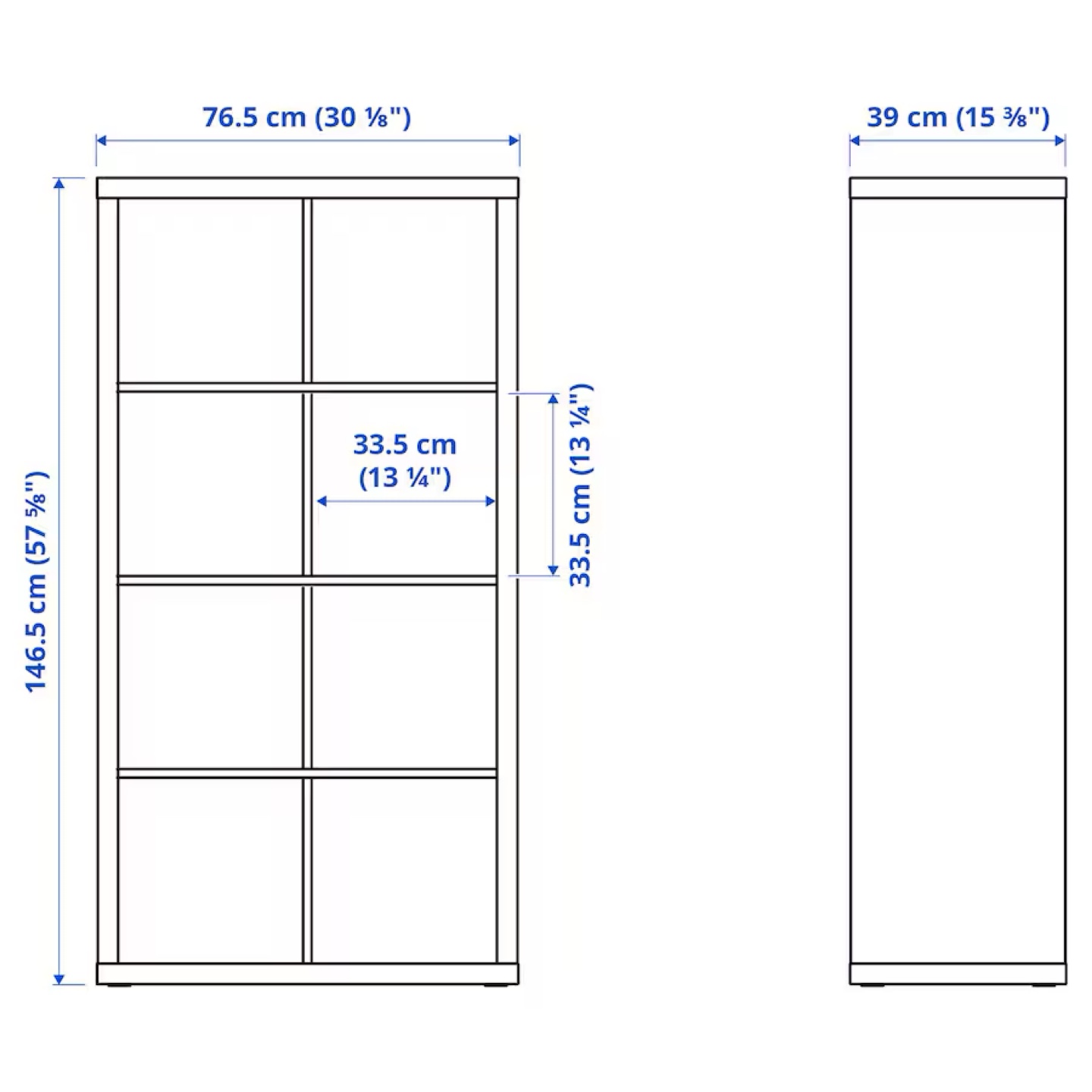IKEA Cube Storage with Wooden Baskets - photo 2