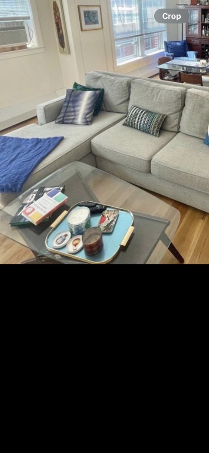 Glass top coffee table - photo 3