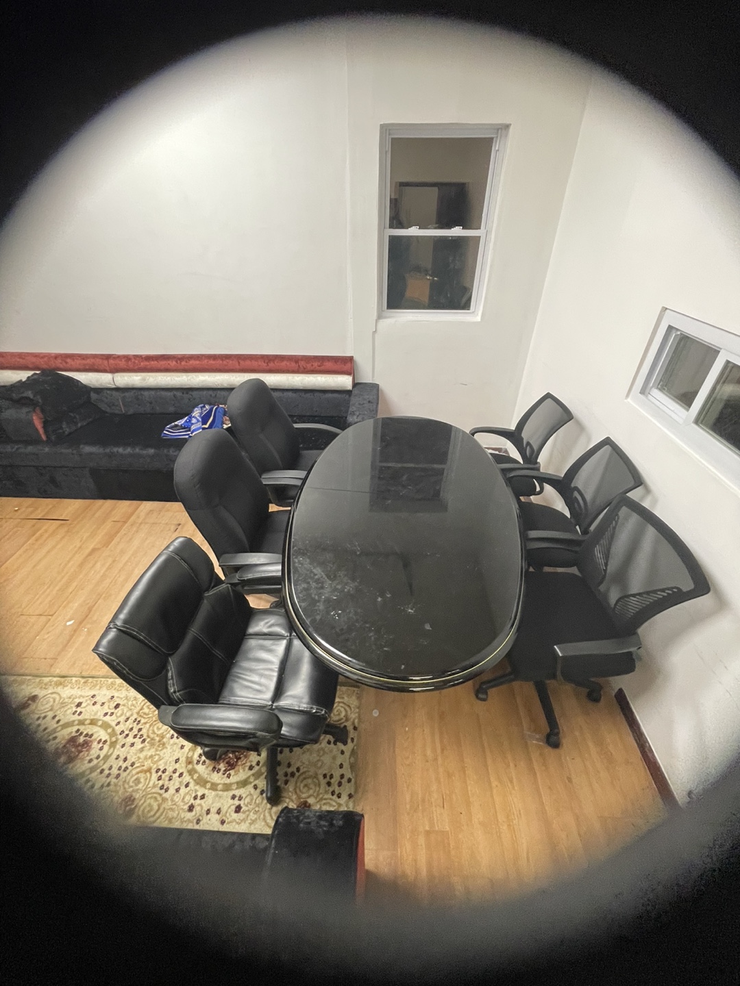 Conference Table with Six Chairs