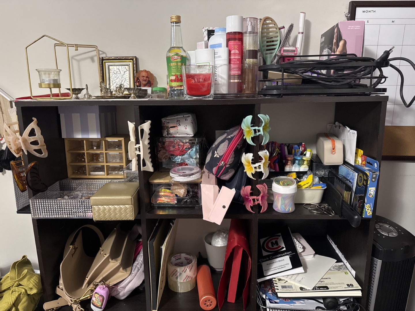 Organized Storage Cube Organizer
