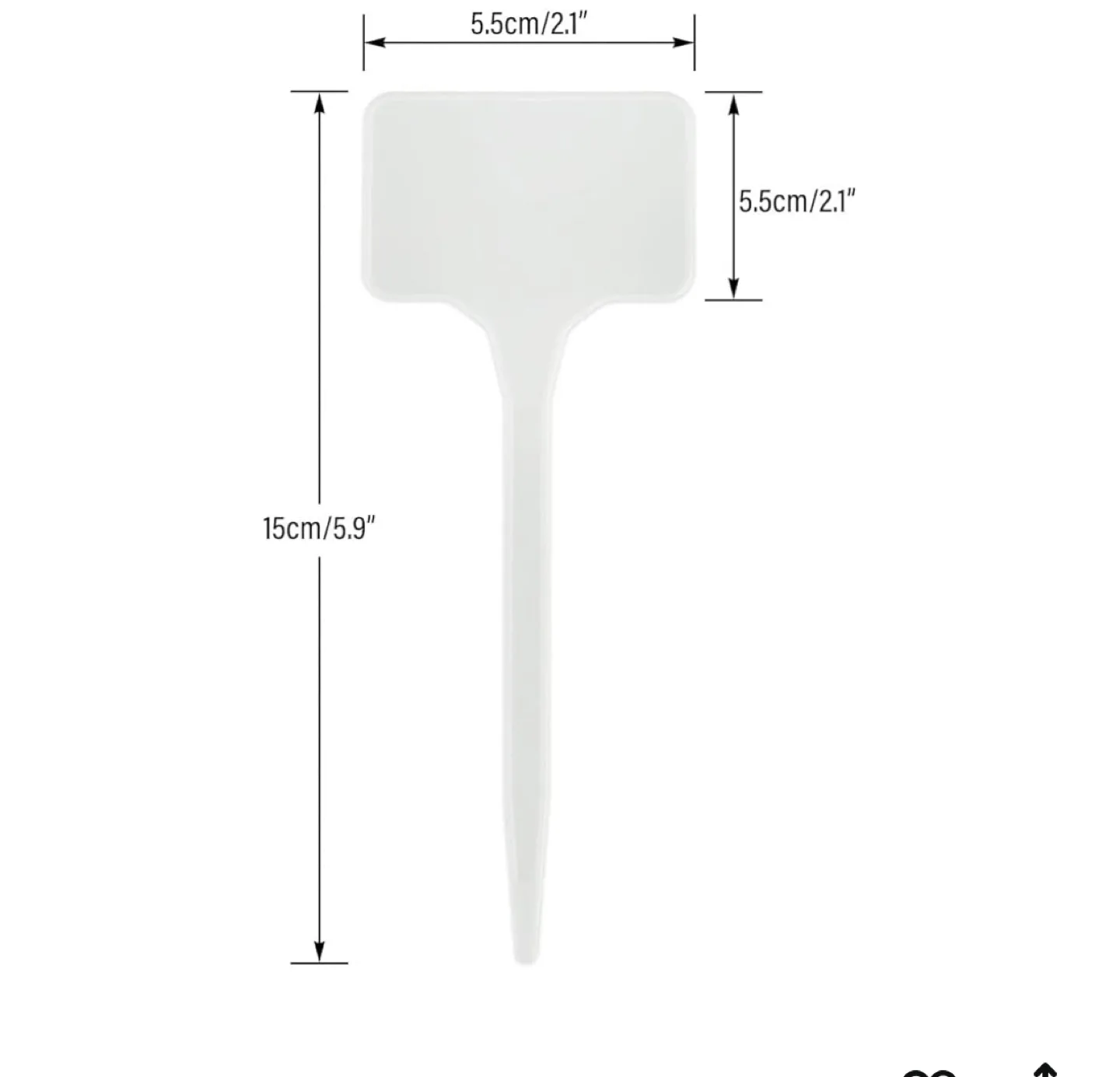 🪴 Brand New Expert Gardener 10 Reusable Garden Plant Labels image indicator(8)