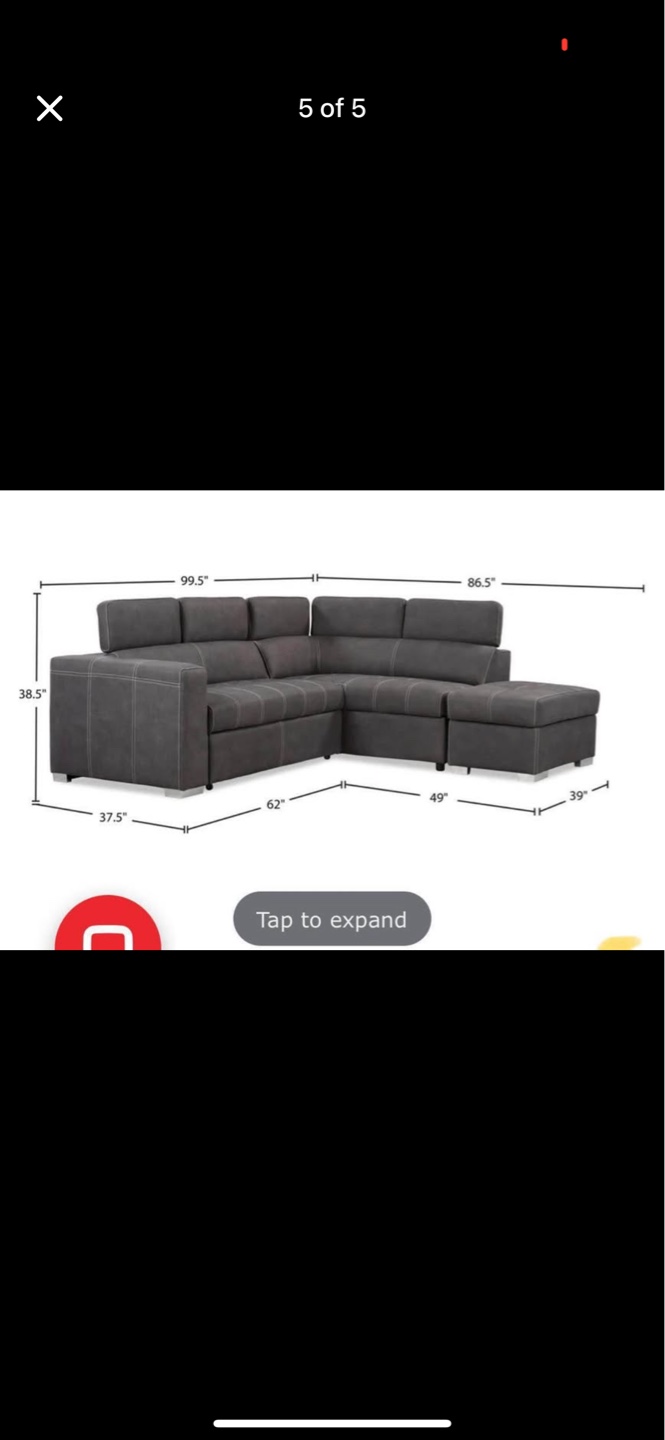Grey Sectional Sofa with Chaise Lounge drake from brick
