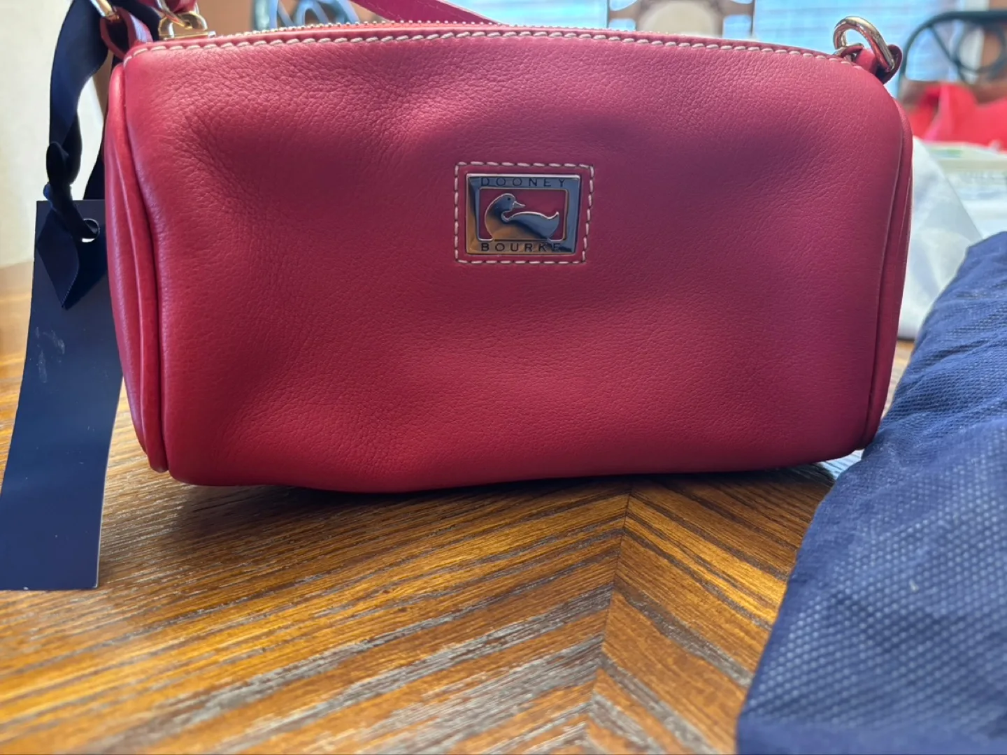 Dooney & Bourke Red Leather Mini Bag image indicator(2)