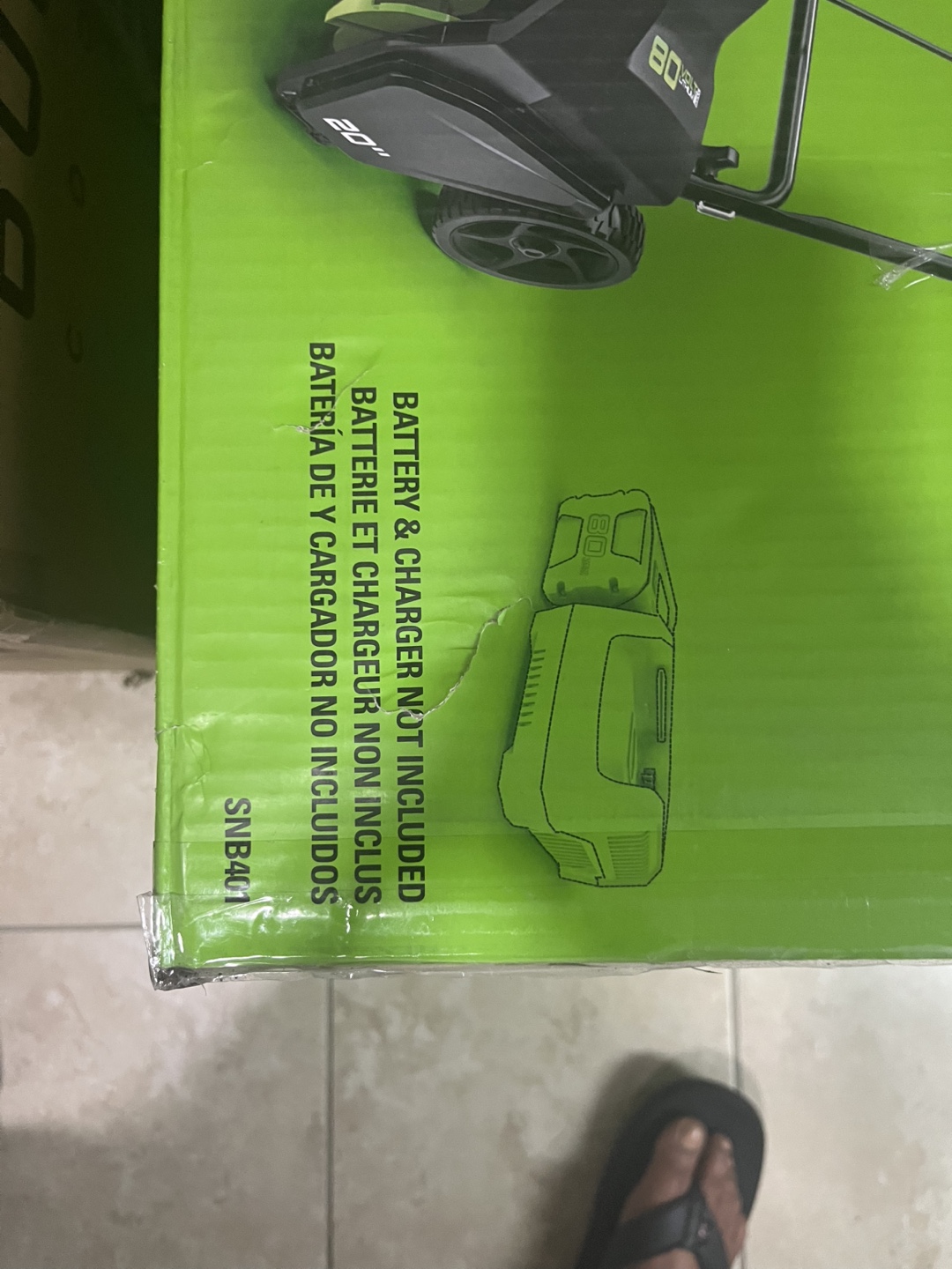 Greenworks Pro 80V 20-inch Cordless Snow Thrower - photo 4