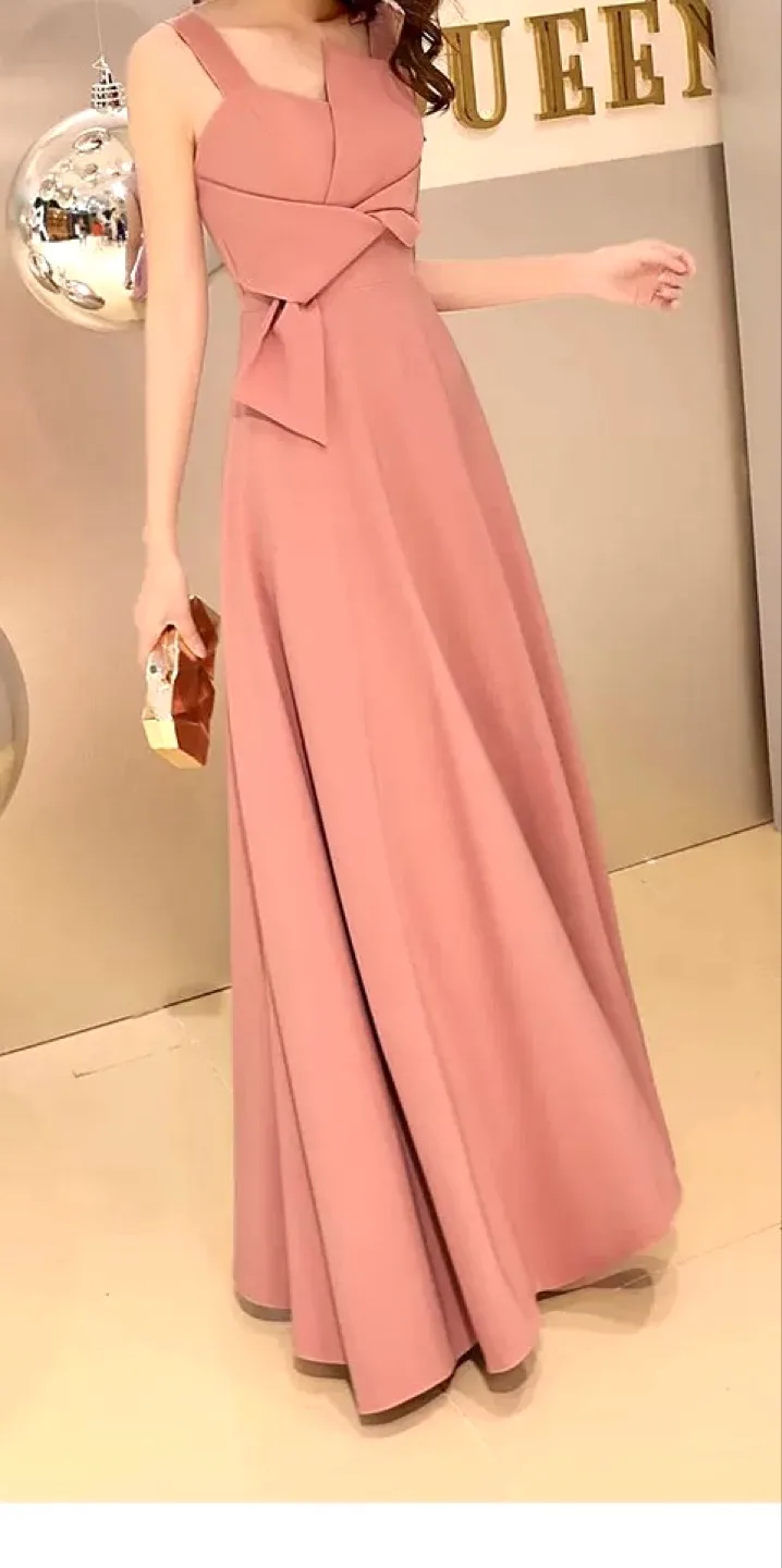 Rose pink Prom Dress image indicator(4)