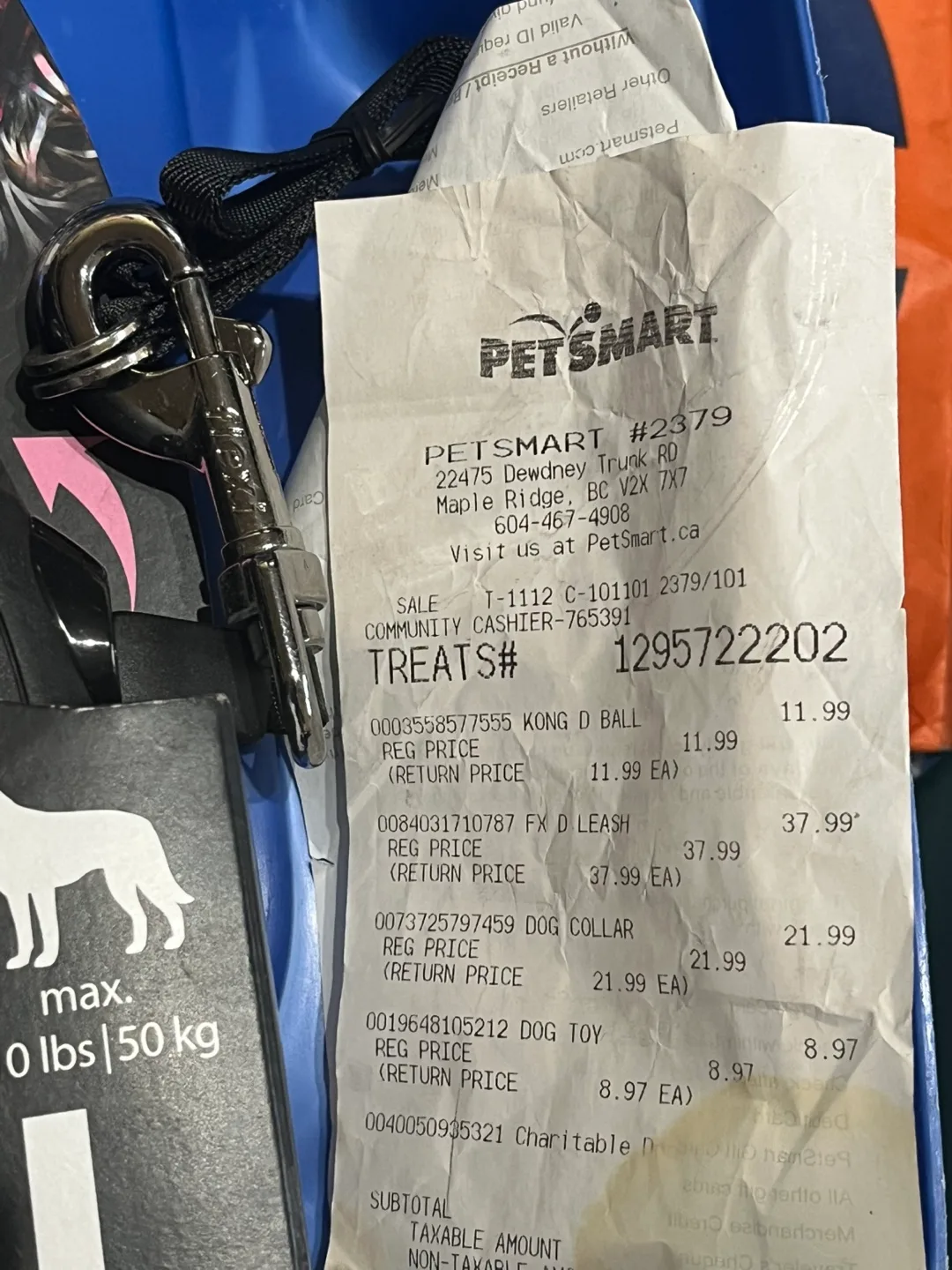 Flexi New Dog Leash 16ft/5m Black & Pink image indicator(3)