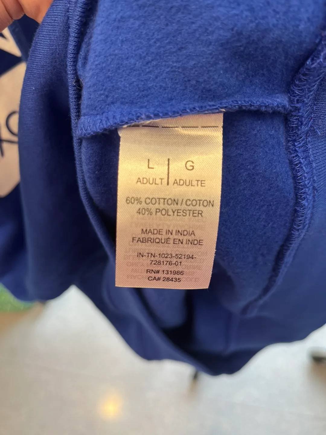 Adult Large Blue Hoodie - I Can Do Anything Except Make Insulin image indicator(4)