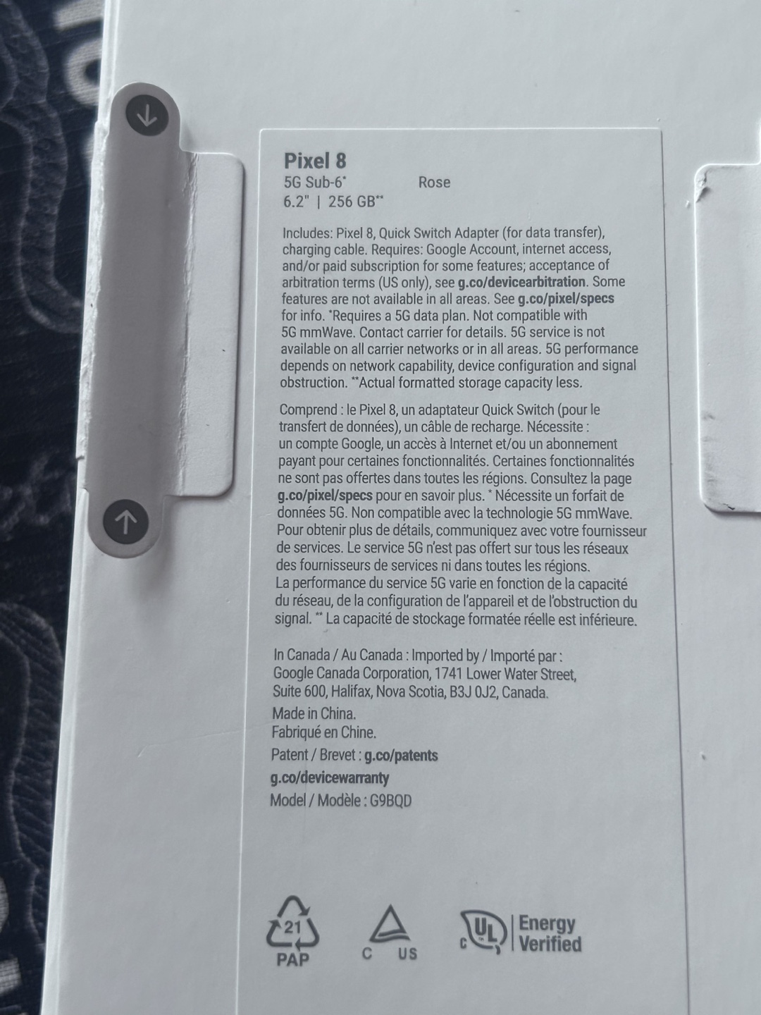 Google Pixel 8 - Rose - 256GB - New in Box - photo 2