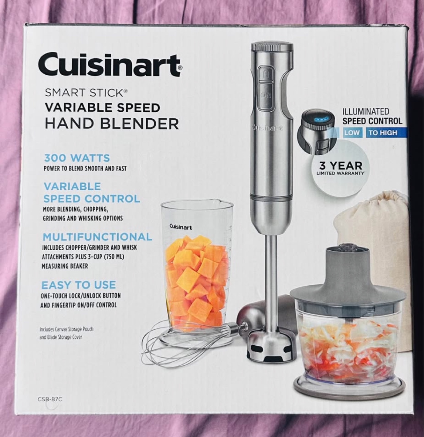 Cuisinart Smart Stick Variable Speed Hand Blender with Chopper - photo 4