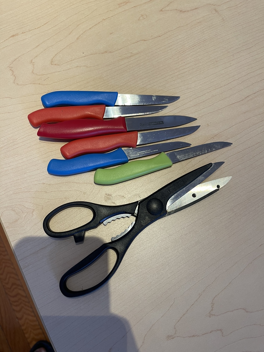 Kitchen Knives and Scissors Set