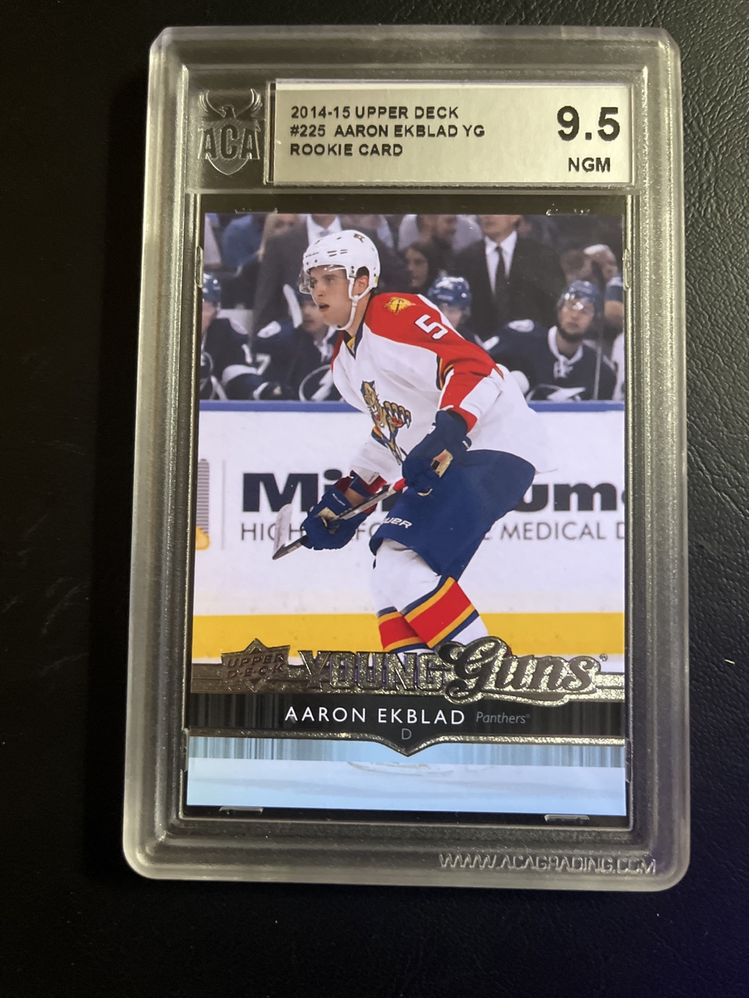 2014-15 UD Young Guns Aaron Ekblad Rookie Card #225 - Graded 9.5
