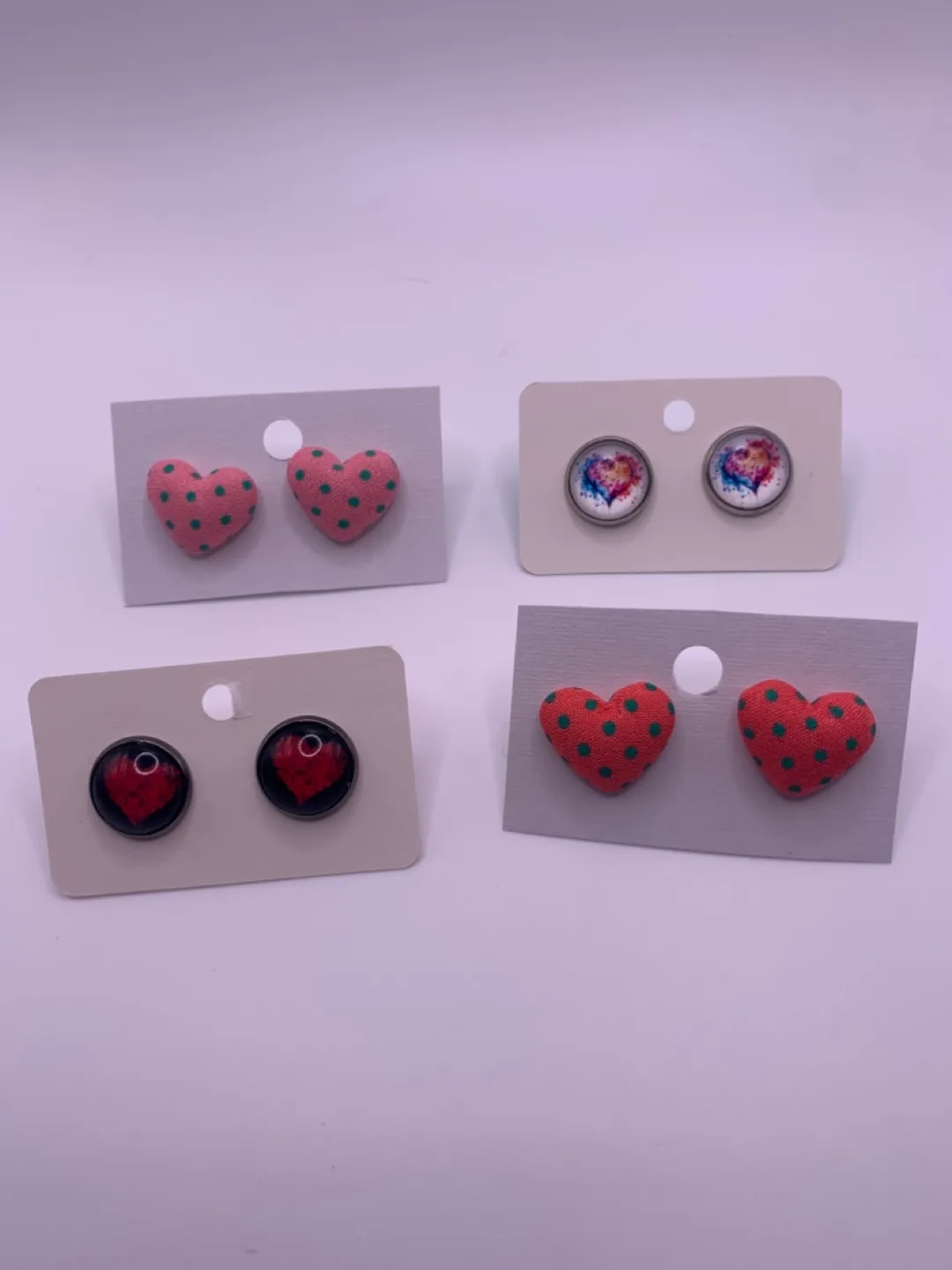 Variety of flat back earrings image indicator(9)