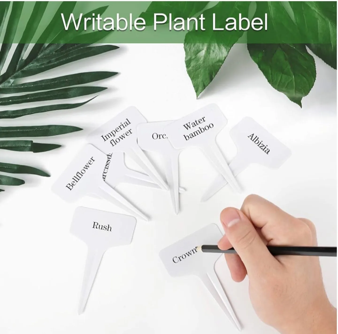 🪴 Brand New Expert Gardener 10 Reusable Garden Plant Labels image indicator(3)