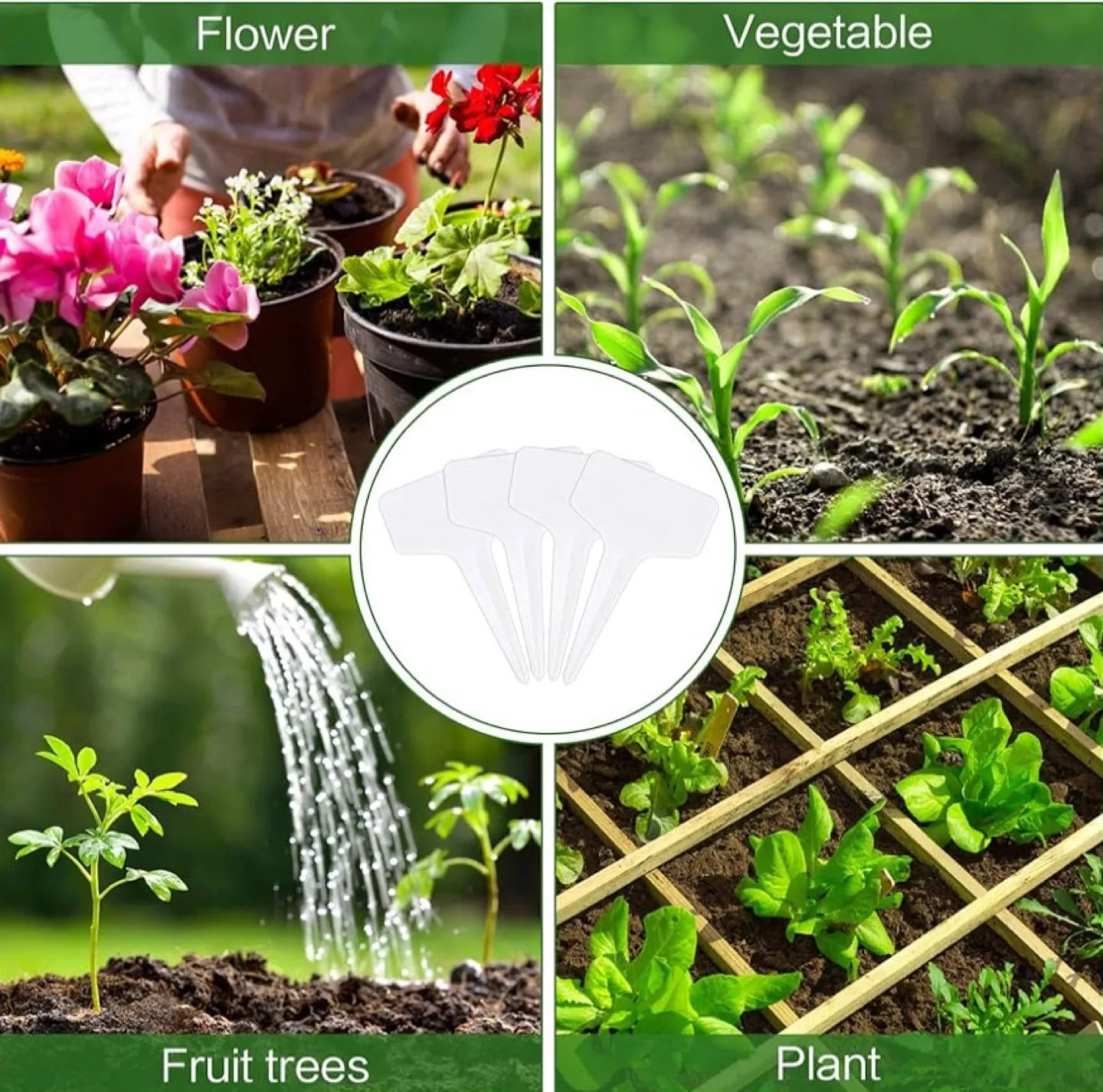 🪴 Brand New Expert Gardener 10 Reusable Garden Plant Labels image indicator(10)